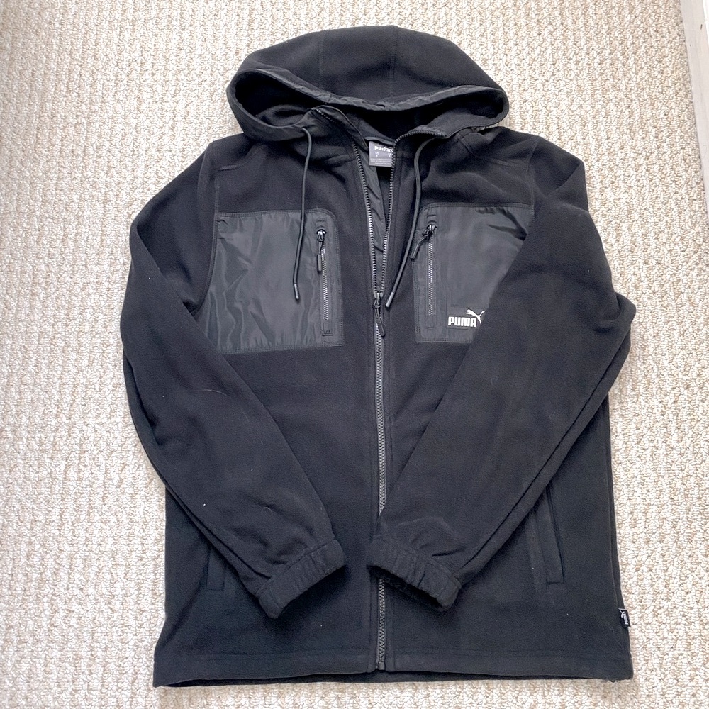 PUMA | Fleece Jacket Polar Hooded Zip-up Small